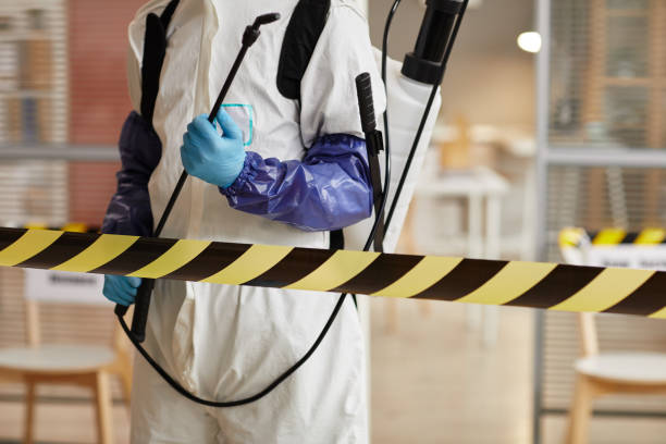 Professional Biohazard technician working in Agua Dulce, TX